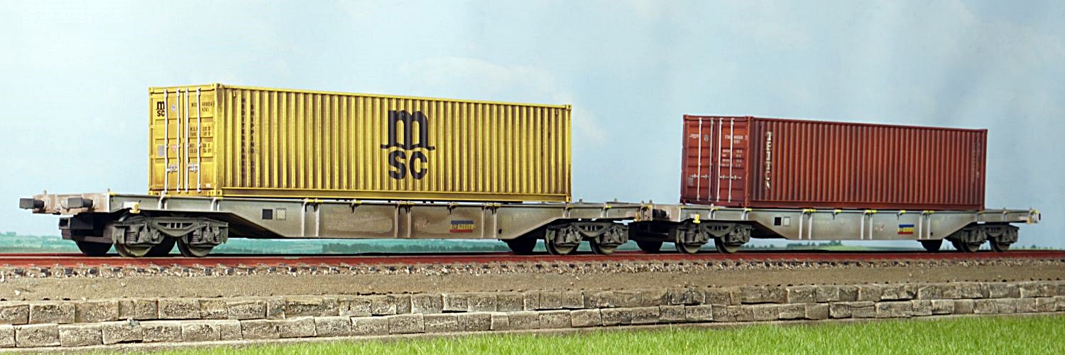 set vagoane platforma AF 35011W