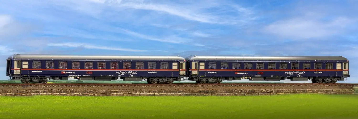 set vagoane  Nightjet Rivarossi HR4378