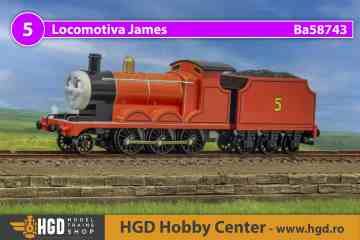 Magnet locomotiva James